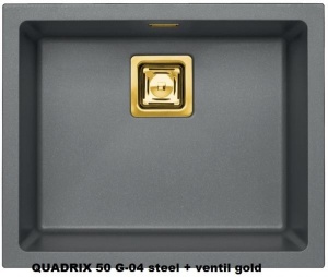 QUADRIX 50 G04 Monarch spodná montáž gold